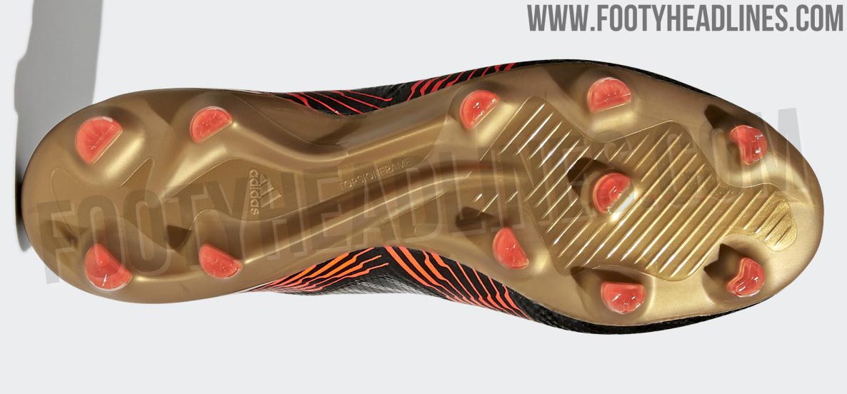 Black Solar Red Tactile Gold Metallic Adidas Nemeziz 17